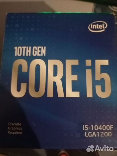 Процессор Intel Core i5 10400F LGA 1200