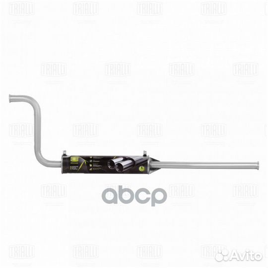 Резонатор Лада 2108 (алюм. сталь) EAM 0107 Trialli