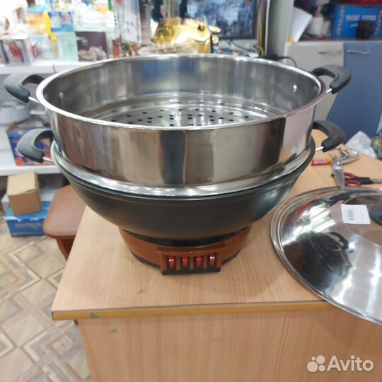 Электрический казан/мантоварка/пароварка