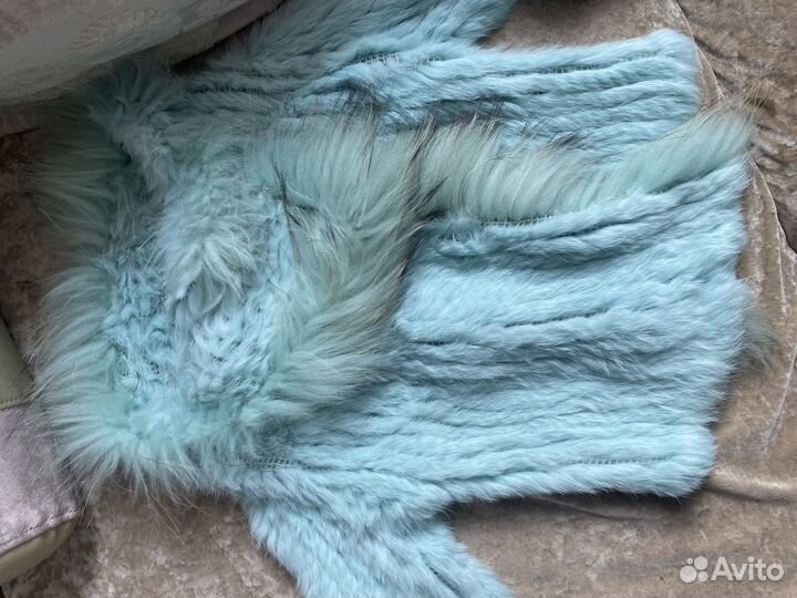 Накидка кардиган вязанный кролик microb