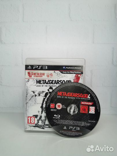Игра Metal Gear Solid 4 Sony Playstation 3