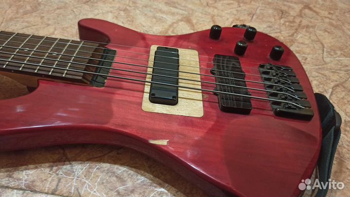 Бас гитара 6 струн уникальная