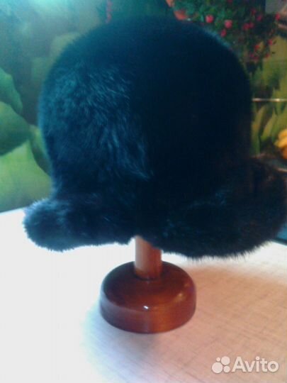 Зимняя шапка из норки