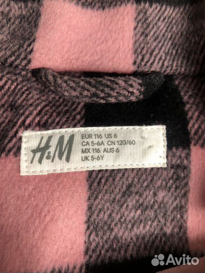 Пальто демисезонное для девочки 110 - 116 H&M