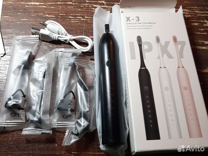Зубная щетка электрическая с назадками X 3