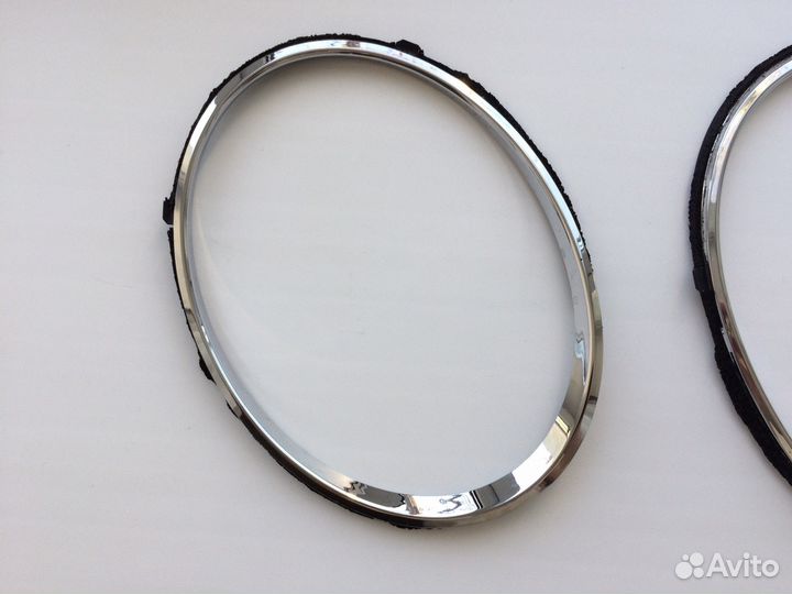 Рамки фар хром Bentley Flying Spur