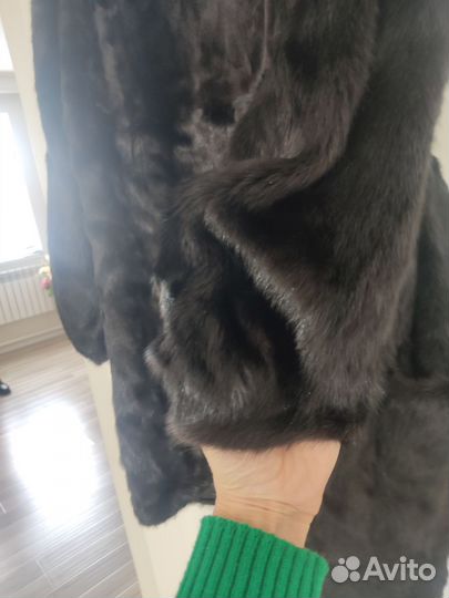 Шуба норковая 50 52 черная
