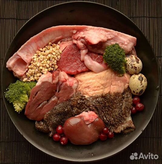 Мясо и субпродукты для собак