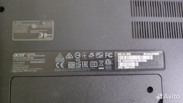 Ноутбук acer aspire 3