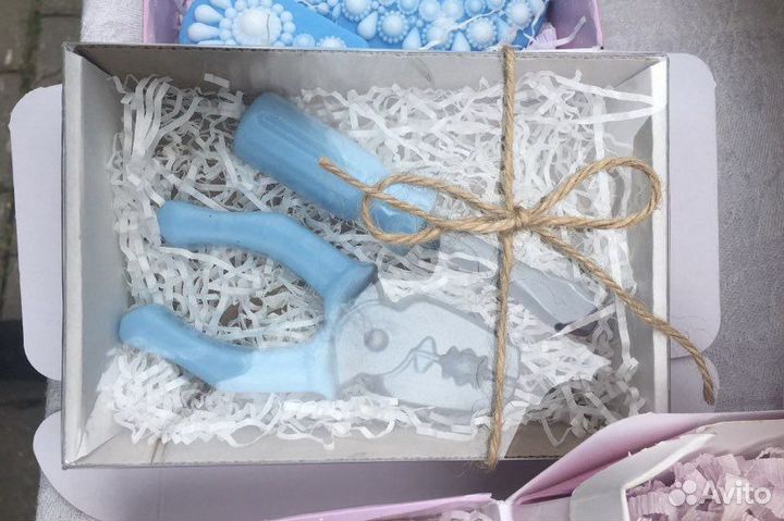 Мыло ручной работы мужской набор