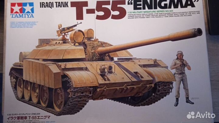 Сборная модель танка 1 35 T-55 Enigma Tamiya