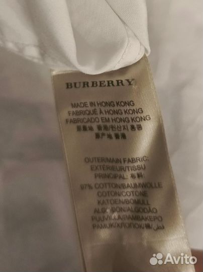 Оригинальная рубашка burberry brit