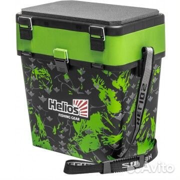 Ящик рыболовный зимний shark салатовый 19 литров H