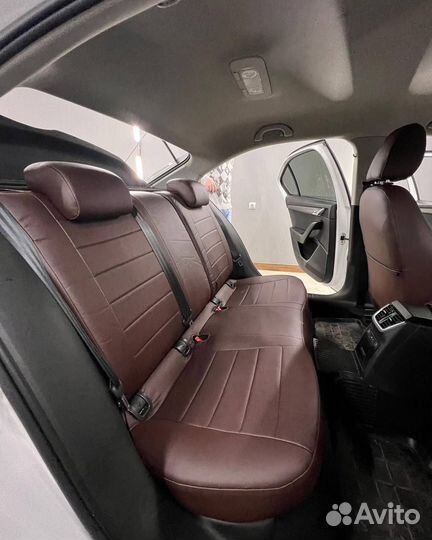 Авточехлы из экокожи Skoda Octavia A-7