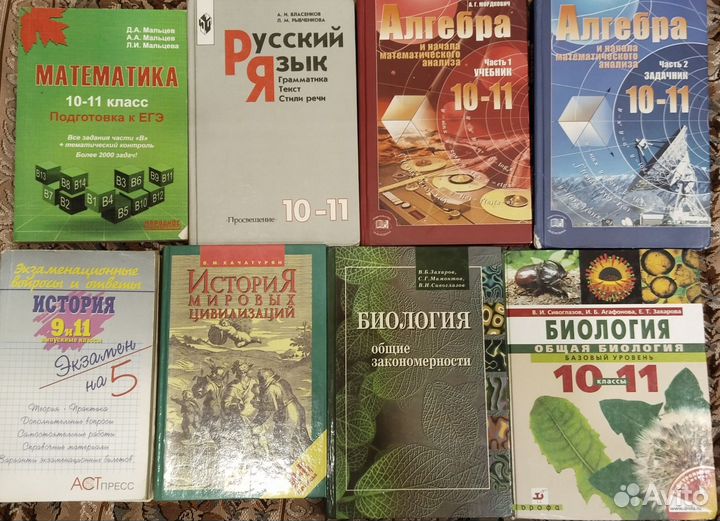 Учебники 10 11 класс