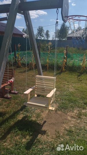 Качели садовые детские новые