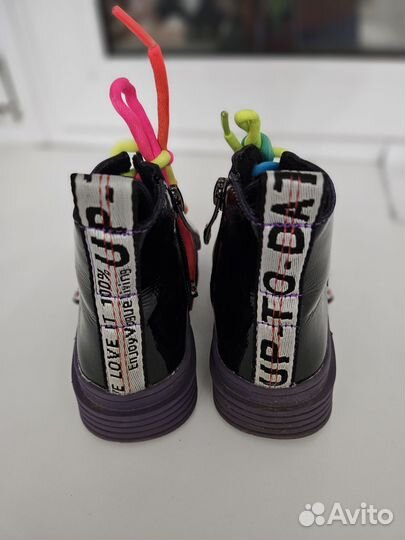 Ботинки демисезонные для девочки 25 размер