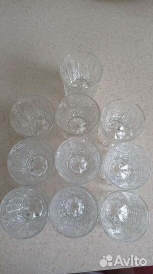 Рюмки (стопки), хрусталь