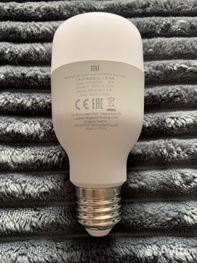 Умная лампочка xiaomi