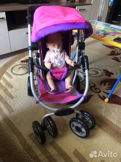 Коляска кукольная