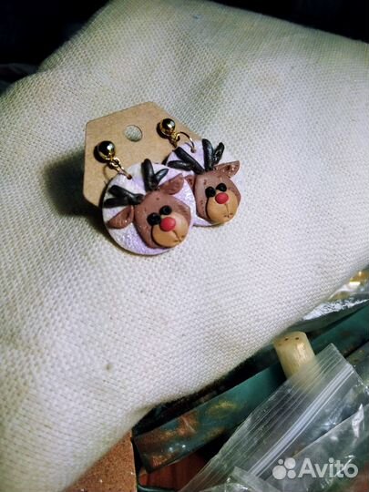 Серьги ручной работы