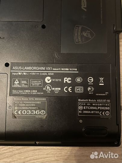 Asus lamborghini vx1