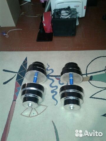 Гантели разборные 20 кг каждая