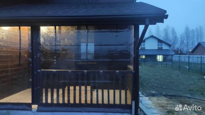 Мягкие окна / шторы для террас, беседок