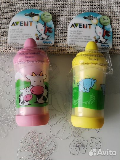 Поильник avent термочашка