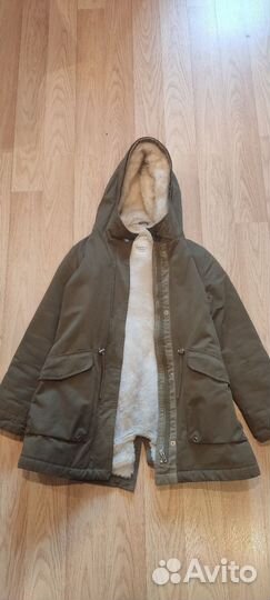 Парка женская zara детская, рост 152