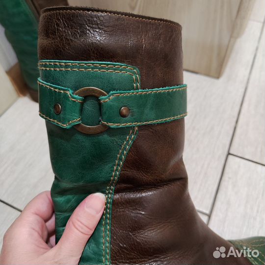 Стильные теплые зимние сапоги 35