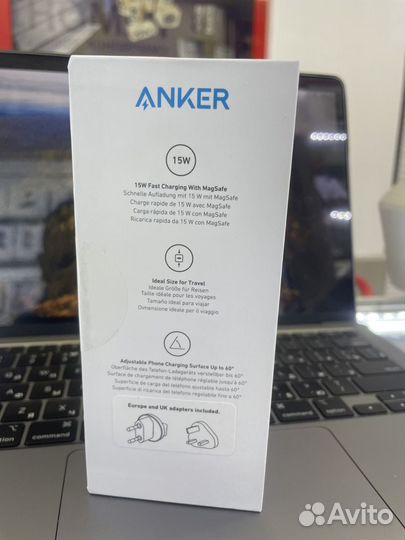 Беспроволдная Быстрая Зарядка Anker 3в1 MagSafe