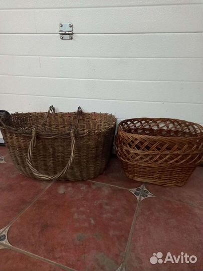 Старинные корзинки, большие