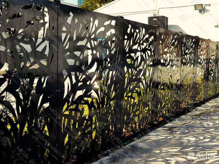 Забор металлический