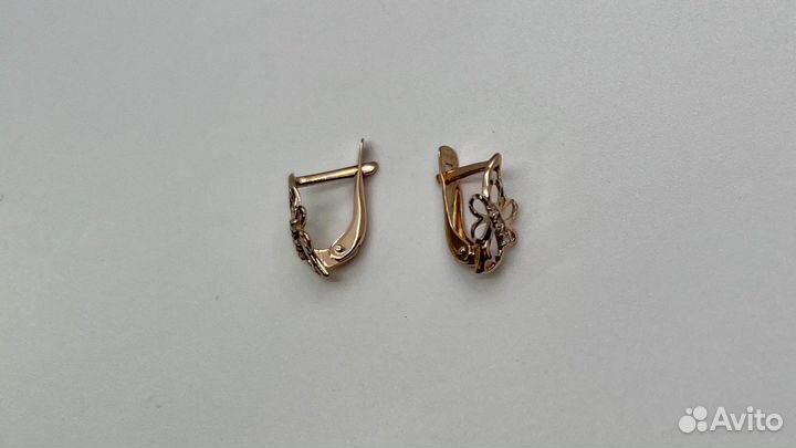 Золотые серьги 585 пробы