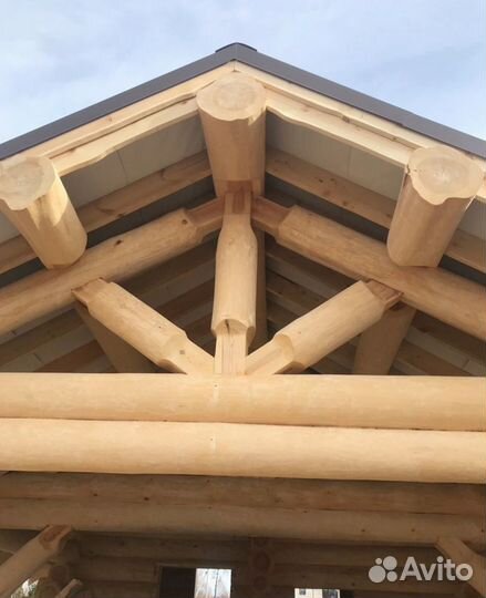 Сруб канадская рубка под ключ