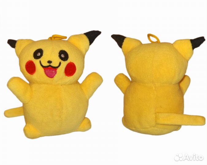 Шапка Пикачу с двигающимися ушками + Игрушка