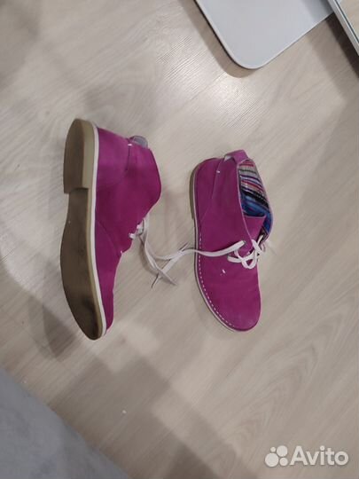 Ботинки женские натуральная замша