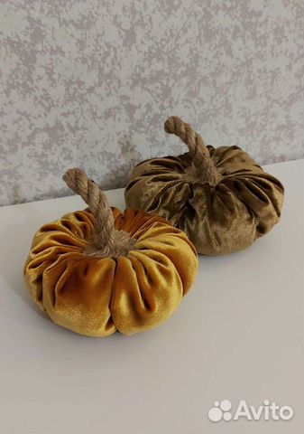 Тыква декоративная текстильная