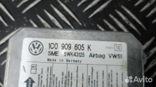 Блок управления airbag skoda fabia 2 (2GM40OQ01)