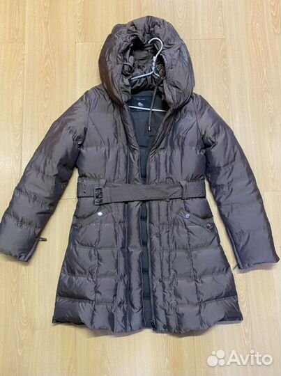 Пальто пуховик длинное женский