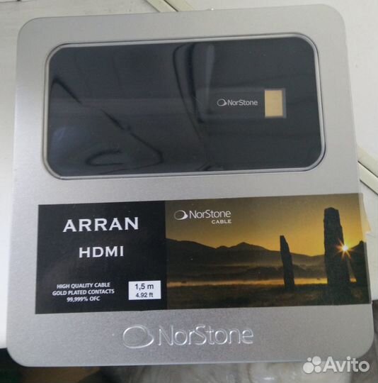 UHD hdmi Ethernet кабель NorStone Arran 1,5 м