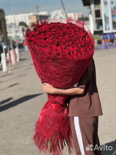 101шт роза 150см