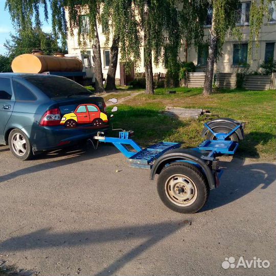 Прицеп легковой-эвакуатор частичной погрузки