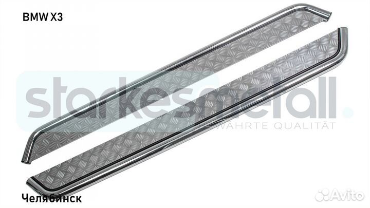 Пороги подножки BMW X3 TOR