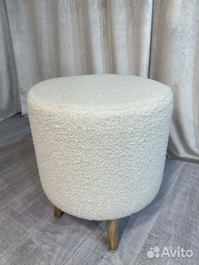 Пуф круглый букле