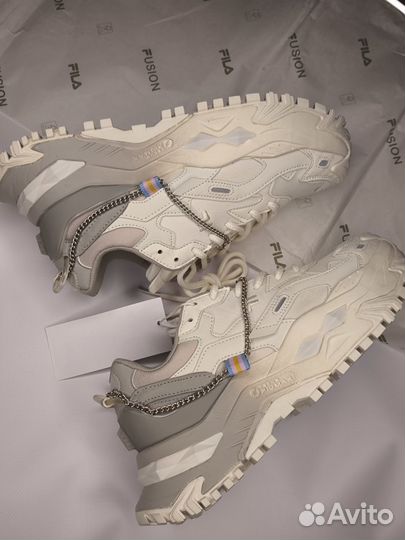 Кроссовки Fila Fusion Bianco белые Р40