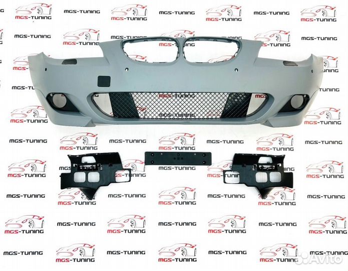 Бампер передний BMW 5 series e60 M-tech (М-пакет)