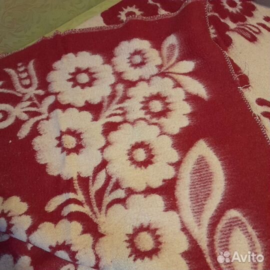 Одеяло шерстяной, детское, подушка, плед