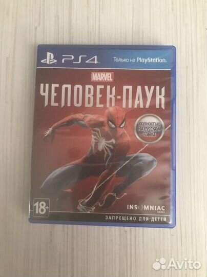 Диски на ps4 человек паук